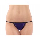 Classified Satin G String in Purple